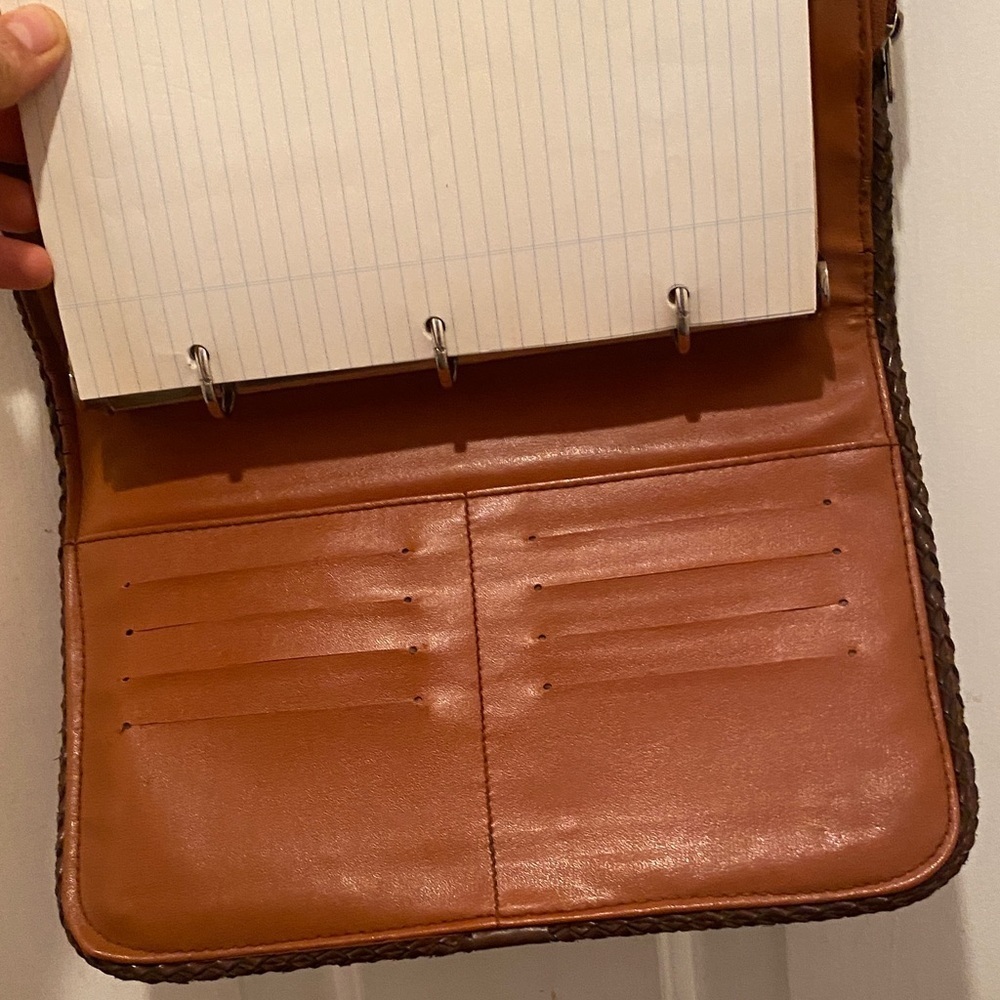 Dooney & Bourke Chestnut Leather Bag with Emblem - Picture 5 of 16